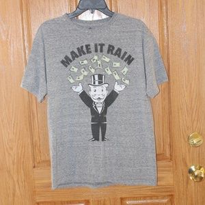 Monopoly, MAKE IT RAIN MONEY unisex Tee shirt . B6